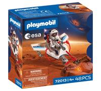 PLAYMOBIL Space ESA Space Glider | Astronauta - Veicolo volante con funzione di tiro e braccio afferrante | | Set di giocattoli di alta qualità | Divertimento per bambini dai 4 anni in su | 72013