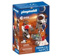 PLAYMOBIL Space Astronauta ESA con robot | Con Mars Crawler, stazione di analisi e 3 campioni di roccia | Set di giocattoli di alta qualità | Per bambini dai 4 anni in su | 72014