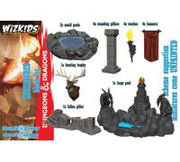 PATHFINDER Deep Cuts Unpainted Miniature Pools & Pillars by WIZKIDS