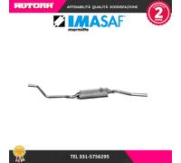 720607 Silenziatore posteriore adatto a Vw Polo (MARCA IMASAF)..S17
