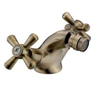 Rubinetto Per Bidet Sofia Bronzo Croce Da Bagno Miscelatore Bronzato Old England