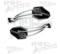 7210 7209 COPPIA SPECCHI RETROVISORI FAR MANUBRIO CON FILETTO M10X1,25 OMOLOGATO