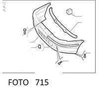 721370099 PARAURTI ANTERIORE PRIMER FORI FENDI FIAT PUNTO 176 93- EL ELX CABRIO