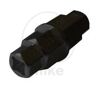 722.39.44 Presa Asse 70 MM Sw 17/19/22/24 MM Interno per 3/8 " Cricchetto