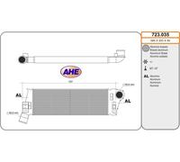 723.035 AHE Intercooler per RENAULT