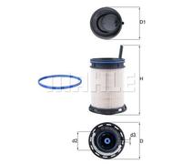 KNECHT KX 494D Filtro carburante per AUDI,VW