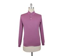 €725 Fiori Di Lusso Maglione Polo In Cotone Rosa 1/4 Con Bottone - (FL282511)