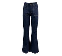727 jeans donna scuro impunture arancio S2S050/WC CLOE MADE IN ITALY