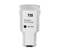 728 cartuccia a inchiostro compatibile 4 colori 300 ml per designjet t730 t830 stampante compatibile con stampanti di grande formato(300ML-Matte Black)