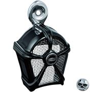 7297 HORN COVER MACH 2 BLACK WITH CHROME MESH HARLEY XG 500 ABS STREET 2018