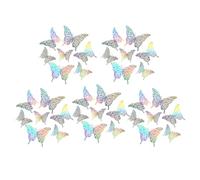 72pcs adesivi decorativi farfalla scava colorato decalcomania della parete per la casa matrimoni decorazione della parete di facile applicazione decorazioni per la casa farfalla adesivo