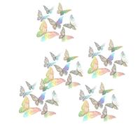 72pcs adesivi decorativi farfalla scava colorato decalcomania della parete per la casa matrimoni decorazione della parete di facile applicazione decorazioni per la casa farfalla adesivo