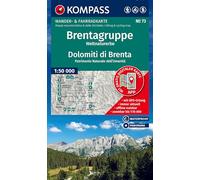 73 brentagruppe dolomiti di brenta: Wander- und Fahrradkarte in einem - inklusive Offline-Verwendung in der KOMPASS-App. Mit Panorama, Wander-& Radwege. Skitouren. Langlaufen. Reiten.