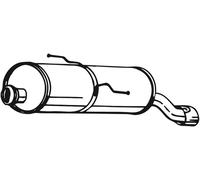 73 CV SILENZIATORE POSTERIORE PER PEUGEOT 206+ 2L, 2M 1.4i KW 54 CV 73