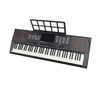 73 Piano per Tastiera Portatile Chiave, 73 Effetti 100-240 V Lancia Portatile per Pianoforte Stereo Stereo Hifi 600 Rhythms Prestazioni (Spina europea)