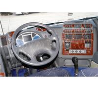 73 X Interno Cruscotto Tagliare Kit per Iveco Stralis 2002 - 2013 Mogano Sticker