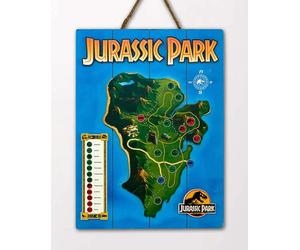 73030 JURASSIC PARK WOODEN POSTER