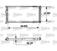730945 VALEO Radiatore, Raffreddamento motore per SEAT,VW