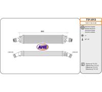 731.013 AHE Intercooler per AUDI