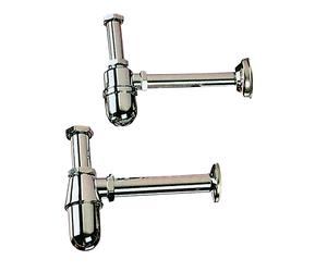73182 Q.TA' 2 BL SIFONE A BOTTIGLIA OTTONE CROMATO D 1