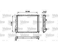 732387 VALEO Radiatore, Raffreddamento motore per RENAULT
