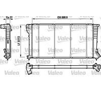 732620 VALEO Radiatore, Raffreddamento motore per CITROËN,PEUGEOT