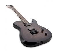 734 Pro Chitarra elettrica misura standard di G4M, Burl Burst nero