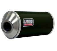Giannelli Terminale scarico 73672B2 Maxi Oval Nero Aprilia Atlantic 500