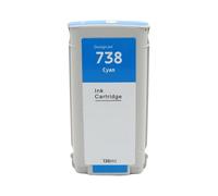 738 cartucce d'inchiostro compatibili for HP DesignJet T950 T850 | 676M6A 676M7A 676M8A 498N8A, Alimentazione getto d'inchiostro a colori, Stampa di grande formato(130ML - C)