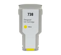738 cartucce d'inchiostro compatibili for HP DesignJet T950 T850 | 676M6A 676M7A 676M8A 498N8A, Alimentazione getto d'inchiostro a colori, Stampa di grande formato(300ML - Y)