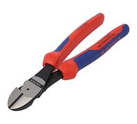 74 02 200 Pinza laterale, per tagliare maniglie con involucro in plastica KNIPEX