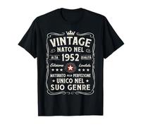 74° Compleanno Regalo Vintage Nato nel 1952 74 Uomo Anni Maglietta
