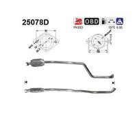 74 KW 101 CV CATALIZZATORE PER Mazda 323 S VI BJ 2.0 DiTD