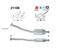 60 KW 82 CV CATALIZZATORE PER Opel Astra F 2 Vol/ T92 1.4 Si