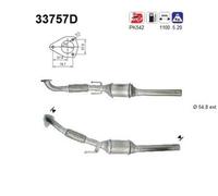 As 33757D Catalizzatore per Audi A3 8L1 Seat Leon 1M1 VW Bora 1J2