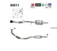 74 KW 101 CV CATALIZZATORE PER VW Polo 9N, 9A 1.4 16V