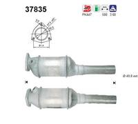 As 37835 Catalizzatore per VW Golf III 1H1 1H5 1E7 Golf II 19E 1G1 Passat Vento