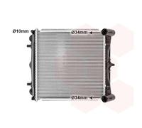 74002023 VAN WEZEL Radiatore, Raffreddamento motore per PORSCHE