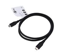74195 Cavo USB 4.0 USB C-Spina, su entrambi i lati 1 m nero 20 Gbps Goobay