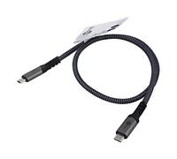 74210 Cavo USB 4.0 USB C-Spina, su entrambi i lati 0,5 m nero, grigio Goobay