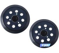 743081-8 Platorello 125 mm da Hook e Loop Base Rotonda con 8 Fori Compatibile con Milwau-keee 51-36-7090, 51-36-7100Ma-Kita Levigatrice Orbitale Elettronica BO5021/BO5030/BO5031/BO5040 (2 pezzi)