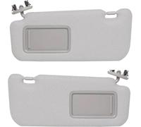 74320-12E00-B0 Per Toyota Per Corolla 2007 2008 2009 2010 2011 2012 2013 Aletta Parasole Lato Sinistro E Destro Con Specchio Per Il Trucco Ricambio Aletta Parasole(Gray 1 Pair)