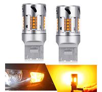 7440 LED Lampadina Indicatore di Direzione, 20SMD Lampadina LED Senza Errori CANBUS Giallo Ambra per T20 7440NA 7441 W21W WY21W Sostituzione Lampadina (2 PZ)