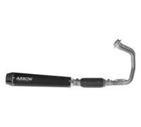 74516RBN - Scarico Completo Arrow Rebel Inox Dark Kawasaki Vulcan S 650 (25-)