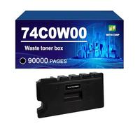 74C0W00 Contenitore Toner Di Scarto Compatibile Per Lexmark C4150 XC4140 XC4143 XC4150 XC4153 CS720de CS720dte CS725de CX725de CX725dhe CX725dthe Stampante,Black-90000 pages