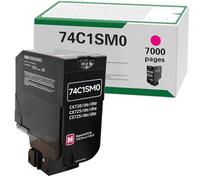 74C1SM0 - Cartuccia toner ad alta resa, 7.000 pagine, compatibile con stampanti laser Lexmark 74C1S, Lexmark 74C1SM0, per stampanti laser Lexmark CS725, CX725, CS720, CS720de, CS725de CX725de,