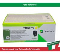 Lexmark 74C2HYE cartuccia toner 1 pz Originale Giallo