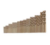 74pz M35 Punta Trapano al Cobalto HSS Punta Trapano a Spirale Set di Utensili per la Combinazione di Perforazione di Macinazione di Alta Precisione 1.0-8.0mm Ideale per Lamiera d'acciaio