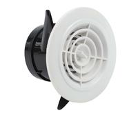 75-150mm Rotondo Aeratore Grille-And-Shutter E Fly Schermo Condotto Ventilazione [EEK: No]