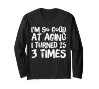 75 Anni 1945 Funny Legend 75th Birthday Born Day Maglia a Manica